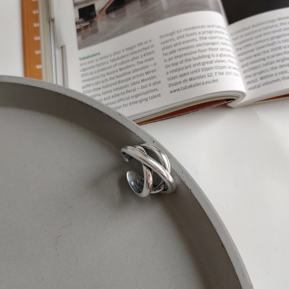 *NEW 925 Sterling Silver Cross Adjustable Ring 3 - Picture 8 of 11